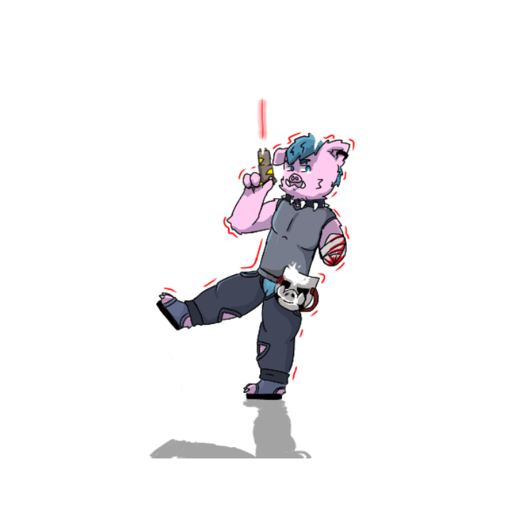 Bang Bang!, arte publicada por Bacon-pig no FurMap