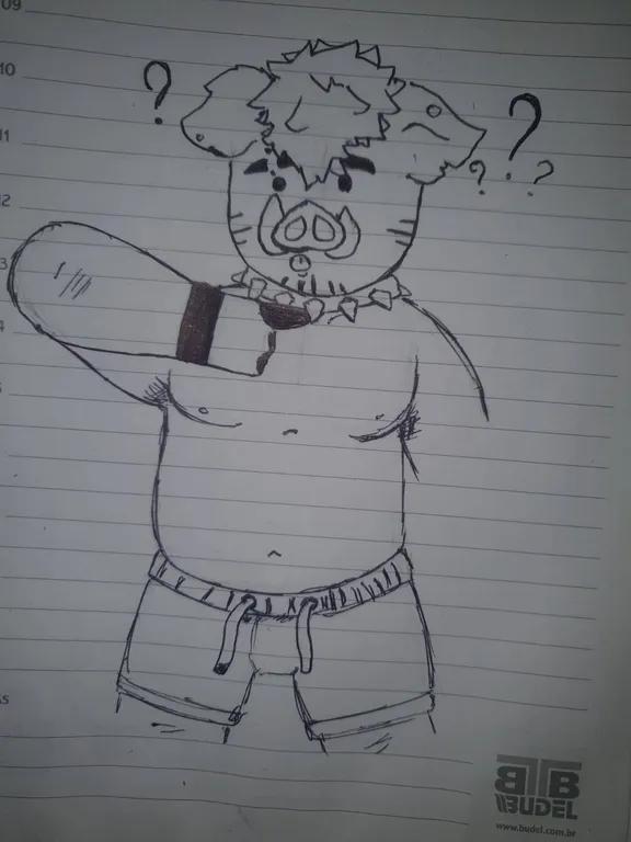 hmm... 69., arte publicada por Bacon-pig no FurMap